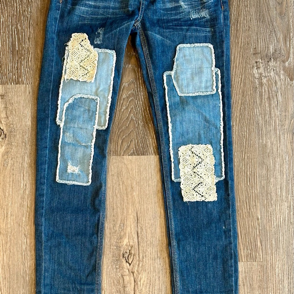 Free People Distressed Women Skinny Jeans